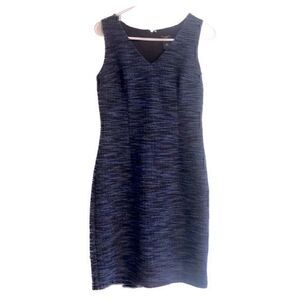 Ann Taylor Factory Petites Tweed Sheath Dress 2P